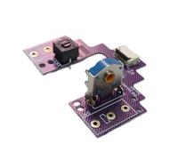 Placa PCB de intercambio en caliente, placa base sin soldadura, codificadores de rueda dorada a prueba de polvo para GPROWireless para GPRO