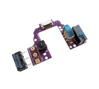 Placa PCB de intercambio en caliente, placa base sin soldadura, codificadores de rueda dorada para GProX Superlight 2Dex