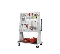 Placa perforada de acero para carro para herramientas eurokraft pro, L x A 991 x 457 mm