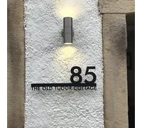 Placa personalizada moderna con número de casa, placa para puerta con letras flotantes de acrílico 3D personalizadas, nombre de calle y dirección, señal de pared para exteriores, números de casa