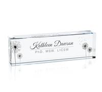 Placa Personalizada Nombre, Accesorios Escritorio Oficina, Regalos De Promoción, Regalos De Agradecimiento, Regalos De Graduación Para Compañeros, Empleados, Hijas, Esposas Y Jefes(diente de león)