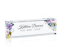 Placa Personalizada Nombre, Accesorios Escritorio Oficina, Regalos De Promoción, Regalos De Agradecimiento, Regalos De Graduación Para Compañeros, Empleados, Hijas, Esposas, Jefes Y Profesores