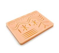 Placa práctica sutura herida silicona tacto realista reutilizable varios tipos, kit de sutura, kit suturas quirurgicas, kit suturas