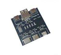 Placa probadora de cables USB compatible con conexiones USB 2.0 y USB-C con indicadores iluminados para evaluación de energía en tiempo real