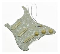 Placa Protectora Alnico, Conjunto De Pastilla Única, Placa Protectora De Guitarra De Tres Capas, Accesorios Para Guitarra (Color : Light yellow)
