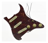 Placa Protectora Alnico, Conjunto De Pastilla Única, Placa Protectora De Guitarra De Tres Capas, Accesorios Para Guitarra (Color : Brown)