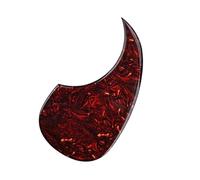 Placa protectora autoadhesiva, Golpeador de guitarra acústica profesional, autoadhesivo, antiarañazos, placa protectora, accesorios(Red)