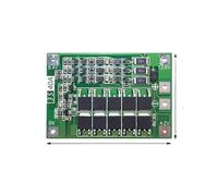 Placa protectora BMS 2S 3S 4S 5S 6S 15A 20A 40A con balanceado for uso de batería de destornillador de 8,4 V 12V 14,4 V 18V 21V 25V 36V(3S 40A Balance BMS)