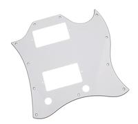 Placa protectora completa para guitarra eléctrica SG Placa Rascar Para Guitarra(White)