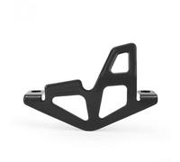 Placa protectora de aluminio mecanizado CNC de alta precisión para frenos de disco de bicicleta de montaña que ayuda a prevenir daños por obstáculos de sendero (negro)