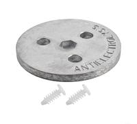 Placa protectora de ánodo de zinc para asegurar la cesta de skimmer de piscina, diseñada para reducir los efectos de electrólisis y prolongar la vida útil del equipo en piscinas de agua salada (1