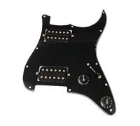 Placa protectora de golpeador de guitarra precableada de 11 agujeros con pastillas HH para piezas de cuerdas de guitarra y juego de herramientas de instalación