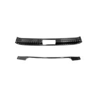 Placa Protectora de Maletero Trasero Acero Inoxidable para Renault para Captur 2019-2022, Cubierta umbral antigolpes y Antipolvo Embellecedor Protector del Maletero(Black AC)