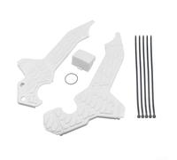 Placa protectora de marco de motocicleta para Honda CRF300L con material ABS, diseñada para una defensa fiable y resistente del marco (blanco)