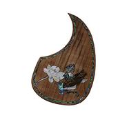 Placa Protectora De Púas De Madera Maciza Para Guitarra Profesional Autoadhesiva Para Guitarra De 40-43 Pulgadas Accesorios de Protección para Guitarra Acústica (Color : 05)