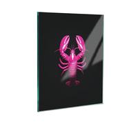 Placa protectora de vitrocerámica de cristal templado, tabla de cortar y placa de vitrocerámica, 1 pieza, 45 x 52 cm, higiénica y antideslizante, protección para inducción, vitrocerámica, rosa neón