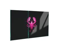 Placa protectora de vitrocerámica de cristal templado, tabla de cortar y placa de vitrocerámica, 2 piezas, 30 x 52 + 45 x 52 cm, higiénica y antideslizante, protección para inducción, vitrocerámica