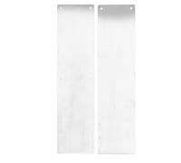 Placa Protectora Decorativa para Puerta de Acero Inoxidable, 2 uds., Evita que las Mascotas Rayen la Puerta para Puertas Interiores y Exteriores 40,6 X 10,2 Cm