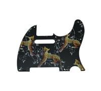 Placa Protectora Para Guitarra Eléctrica Golpeador De Guitarra Eléctrica De Una Sola Pastilla Tele De 8 Agujeros(3/4)