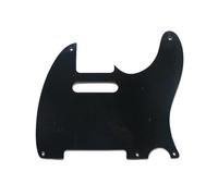 Placa Protectora Para Guitarra Eléctrica Golpeador De Guitarra Vintage De Una Sola Capa De 5 Agujeros Blanco Y Negro(3/4)