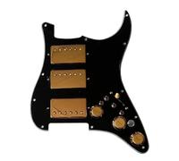 Placa Protectora Para Guitarra Eléctrica Golpeador ST Precableado Cargado Humbucker HHH Alnico 5 Coil Split(2)