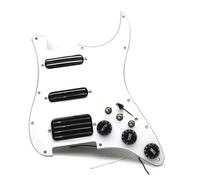 Placa Protectora Para Guitarra Eléctrica Mini Humbucker Precableado Con División De Bobina Y 2 Preamplificadores SSH(3/4)