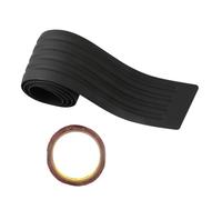 Placa Protectora para umbral de Puerta Maletero Coche, 104 cm/90 cm, Parachoques Trasero, molduras Goma, Tira embellecedora, Universal Embellecedor Protector del Maletero(90CM)