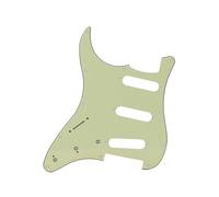 Placa protectora SSH para guitarra zurda de estilo Strat con 11 agujeros montaje decorativa blindaje trasero