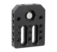 Placa Queso Multifuncional para Monitores Oferta Jaula 1/4-20 Agujeros Montaje Roscados Ranuras Ranuradas Fáciles Instalar