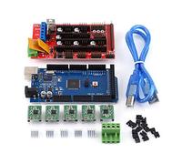 Placa RAMPS 1,4 Para Impresora 3D, Placa Controladora RAMPS 1,4 Con Disipador De Calor, Kit De Puente Calbe USB, Mega Interfaz Para Impresora 3D RepRap
