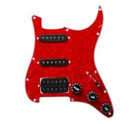 Placa Rascadora Precableada Cargada Para Pastilla De Golpeador De Guitarra Eléctrica SSH Accesorios De Guitarra Eléctrica(Bk)
