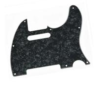 Placa Rascadora TL De 8 Agujeros Color Negro Con Tornillo Para Pieza De Guitarra Eléctrica Pickguard Juego de Guitarra Pickguard