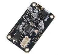 Placa receptora de audio inalámbrica 4.2 módulo decodificador para circuito de altavoces DIY, entrada CC 5-35V con terminales de salida dual e indicador de estado LED