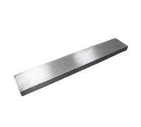 Placa rectangular plana sólida, placa recta de barra 304, resistente a altas temperaturas, 1 pieza(200 * 1.5 * 10MM)