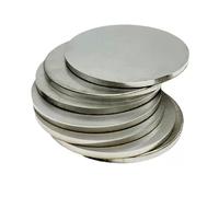 Placa redonda de acero inoxidable 316L, diámetro 50 mm 100 150 250 300 mm Disco de hoja circular, disco redondo de 3 mm de espesor (Size : 50mm*3mm(4pcs))