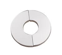 Placa redonda de acero inoxidable con brida dividida para pared, cubierta de pared de agua, apto para grifos de cocina, fregaderos, inodoros, placa de cubierta de escudo