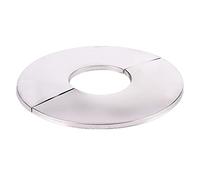 Placa redonda de acero inoxidable con brida dividida para pared, cubierta de pared de agua, apto para grifos de cocina, fregaderos, inodoros, placa de cubierta de escudo