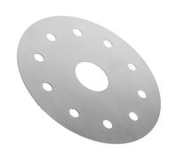 Placa Redonda de Acero Inoxidable para Conducción de Calor, Cocina | Difusor Metálico Plata, Uso Diario en Cocina, Conducción Uniforme y Rápida, Accesorio para Cazuela