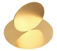 Placa redonda de latón, 2 Pcs Brass Round Discs 0.8mm Thick Diameter 10-85mm For Jewelry Making Crafts DIY(2Pcs0.8 * 35mm)