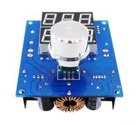 Placa reguladora de voltaje CC con voltímetro digital integrado y amperímetro, PCB de alta densidad, disipador de calor de aluminio e inductor de núcleo de cobre para control de potencia