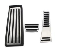 Placa Reposapies para Volvo para XC60 para XC90 para S90 para V90 2018-2020 Acelerador Acero Inoxidable Pedal Combustible Reposapiés Freno Cubierta De Pedales Pedal Pie Coche(At with xc90 Rest)