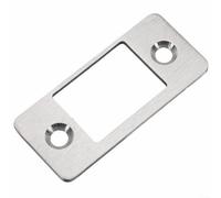 Placa restauradora de cerrojo de alto rendimiento hecha para durar y solucionar problemas de cierre (1 unidad, plateado)