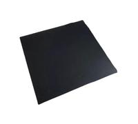 Placa rígida de ABS Placa de plástico ABS negra, ancho 100-200 mm, tablero rígido for bricolaje, grosor 1, 2 o 3, placa lisa, pieza(200x250x1.5mm)