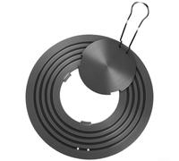 Placa separadora de calor compatible con múltiples utensilios de cocina para estufa de gas que proporciona un soporte estable y una conducción eficiente del calor (A)
