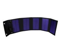 Placa solar plegable de 15W, con conexión USB, tamaño compacto, fabricada en material resistente. Diseñado para: carga de dispositivos en exteriores. #