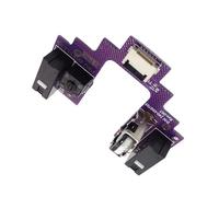 Placa soldada soldada con módulo de botón externo, microinterruptores, placa de teclas para placa de botones GProWireless