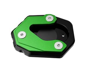 Placa soporte ampliación caballete lateral Extensión Soporte Lateral Motocicleta Almohadilla Soporte Para VERSYS1000 Para VERSYS1000SE Para Versys 1000 SE 1000SE 2015-2024(VERDE)