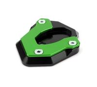 Placa soporte ampliación caballete lateral Para Z1000 Z 1000 2010-2023 Z1000SX Z 1000SX 2011-2021 Soporte De Motocicleta Soporte Lateral Extensión Almohadilla Ampliadora(VERDE)