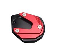 Placa soporte ampliación caballete lateral Para Z650 Z800 Z900 Z1000 Z1000R Z 650 800 900 1000 1000R Motocicleta Soporte Almohadilla Pie Soporte Lateral Extensión Pad(ROJO)