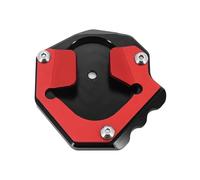 Placa Soporte Y Extensión Para Ampliar La Base Del Caballete Lateral Motocicleta Para XT1200Z Para Super Tenere 2014 2015 2016 2017 2018 2019 2020 2021 POMPOMPUR(Red)